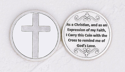 Cross in My Pocket Prayer Coin