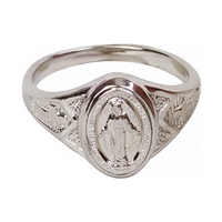 Sterling Silver Miraculous Ring