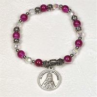 Saint Therese of Lisieux - Italian Charm Bracelet