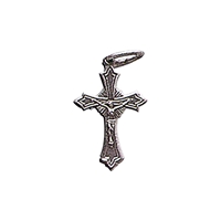 Small Metal Crucifix - 0.75-Inch