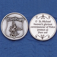 Saint Michael Police Prayer Coin