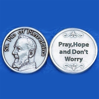 Saint Padre Pio Prayer Coin