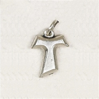 Tau Cross Pendant - Silver