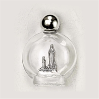 Our Lady of Lourdes Glass Holy Water Bottle (Without Water)