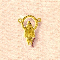 Miraculous Gold Metal Rosary Center