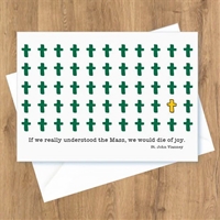 St. John Vianney Ordination Catholic Greeting Card