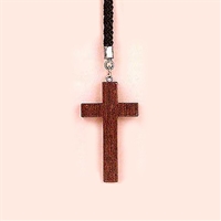 Wood Cross Pendant