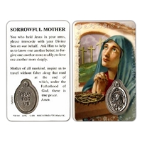 Sorrowful Mother Prayer Card