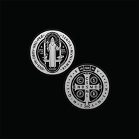 Saint Benedict Double Car Decal