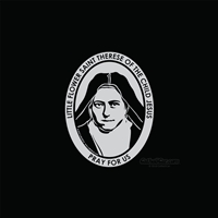 Saint Therese of Lisieux Vinyl Car Decal