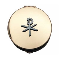 Brass Pyx - Chi Rho - Small