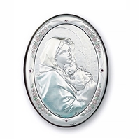 Madonna of the Street Sterling Silver Plaque