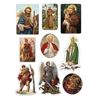 Catholic Stickers - Saints for Boys