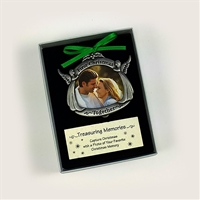 First Christmas Together Picture Frame Pewter Ornament