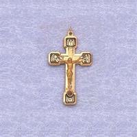 Stations of the Cross Gold Crucifix