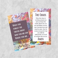 The Chaos Greeting Card from J Hazel Paulson