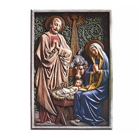 Full Color Nativity Plaque