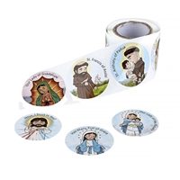 Mini Saints Sticker Assortment Set 1 - Roll of 100