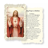 Sacred Heart Bedtime Prayer Card