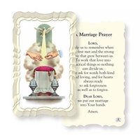 A Marriage Prayer Linen Prayer Card