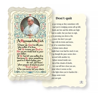 Dont Quit - Prayer for the Sick Linen Prayer Card