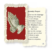 Serenity Linen Prayer Card