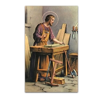 St Joseph the Worker Prayer for Employment - Prayer Card - 100 Pack