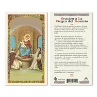 Oración a la Virgen del Rosario Laminated Prayer Card