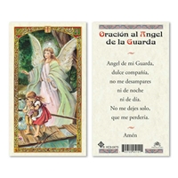 Oración al Angel de la Guarda Laminated Prayer Card