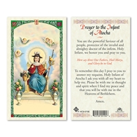 Infant Atocha Laminated Prayer Card