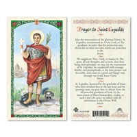 Prayer to St. Expedite Laminated Prayer Card