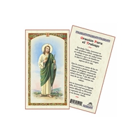 San Judas Tadeo - Oracion Para el Trabajo Laminated Prayer Card