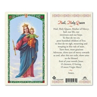 Hail, Holy Queen Laminated Prayer Card