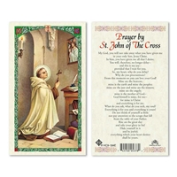 Saint John of the Cross Laminated Prayer Card