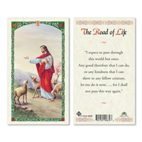 The Road of Life Laminated Prayer Card