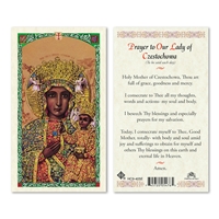 Our Lady of Czestochowa Laminated Prayer Card