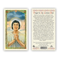 St. Lorenzo Ruiz Laminated Prayer Card