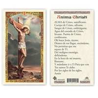 Anima Christi Spanish Laminated Prayer Card