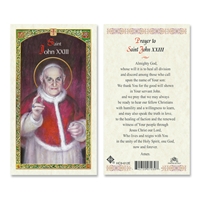 Prayer to Saint John XXIII Laminated Prayer Card