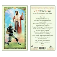 A Footballer's Prayer Laminated Prayer Card