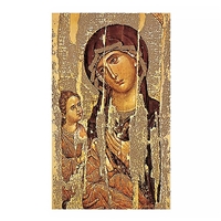 Mother of God Icon Holy Card
