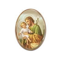 St. Joseph Gold Rim Lapel Pin