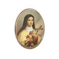 St. Theresa Gold Rim Lapel Pin