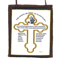 Cross or Brief of St. Anthony Scapular - 100% Wool