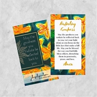 Radiating Goodness Greeting Card from J Hazel Paulson