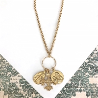 Vintage Inspired Trinity Necklace, Trinity