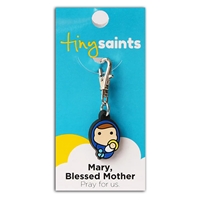 Mary Blessed Mother Tiny Saint Charm