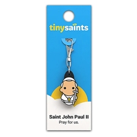 St. John Paul II Tiny Saint Charm