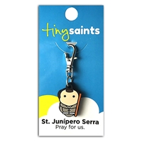 St. Junipero Serra Tiny Saint Charm