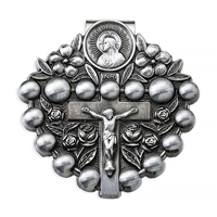 Christ and Roses Visor Clip